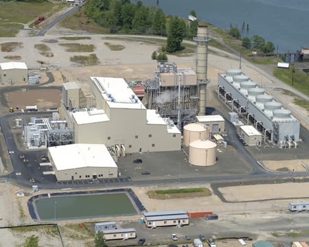 PGE's Port Westward in Clatskanie Oregon began service in 2007 with 399 MW Capacity via a 1x1 Mitsubishi 501G gas turbine on the Williams NW Gas Pipeline