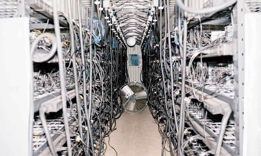Terrence Thurber says he plans to double his cryptocurrency mine's electricity use within the next year, to draw 6 megawatts every hour. (Christine Dong)