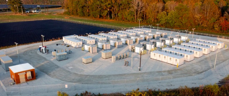 Duke recently activated this 30-megawatt battery plant in Warsaw, North Carolina. The forthcoming projects in Gaston County will use similar technology but at larger scale. (Duke Energy)
