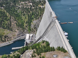 Dworshak Dam on the North Fork Clearwater River in Idaho flood/destroyed the largest steelhead habitat in the world.  The largest steelhead hatchery in the world sits downstream of the dam.