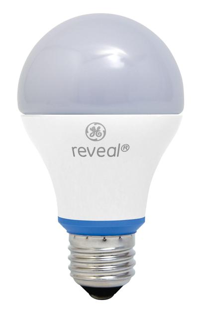 GE's new Reveal 60-watt equivalent LED bulb looks and works a lot like its familiar incandescent counterpart.