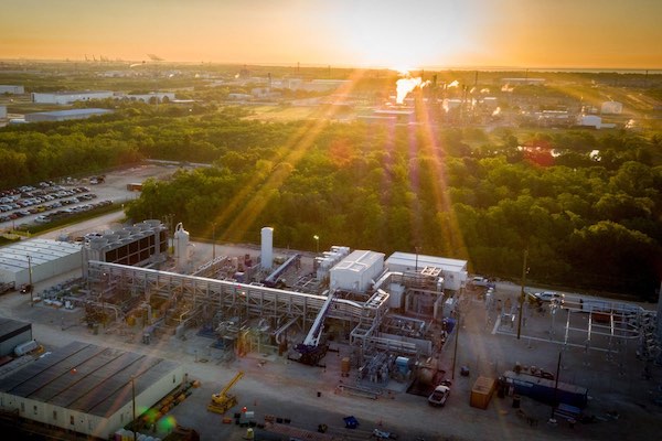 The Net Power natural gas power plant, in La Porte, Texas.