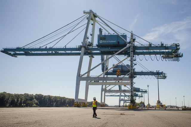 Importers and exporters in regions with smaller ports like Portland face the prospect of losing direct access to global trade lanes if shipping lines move to bigger rivals.
