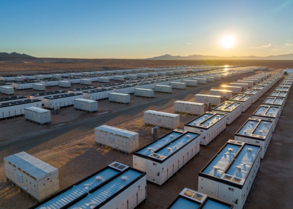 The Crimson Storage project features 350 MW/1,400 MWh of standalone battery energy storage, delivering flexible power to California's grid. (Source: Recurrent Energy)