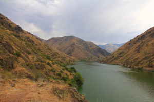 The Snake River carves its way through Hells Canyon along the Idaho-Oregon border. A multiyear study of mercury contamination in the fish along this stretch of the river is currently underway.