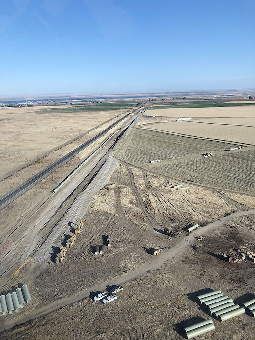 Consturction of the West Project, one of three new water pipelines in northeast Oregon, is completed.  The Columbia Improvement District successfully tested the system May 5.
