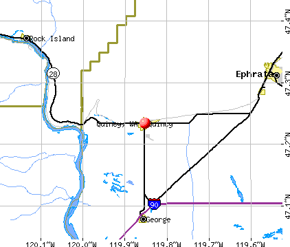 Ephrata near Columbia River upstream of Snake River confluence