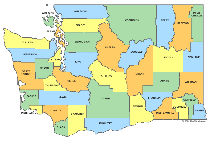 Wa County Map